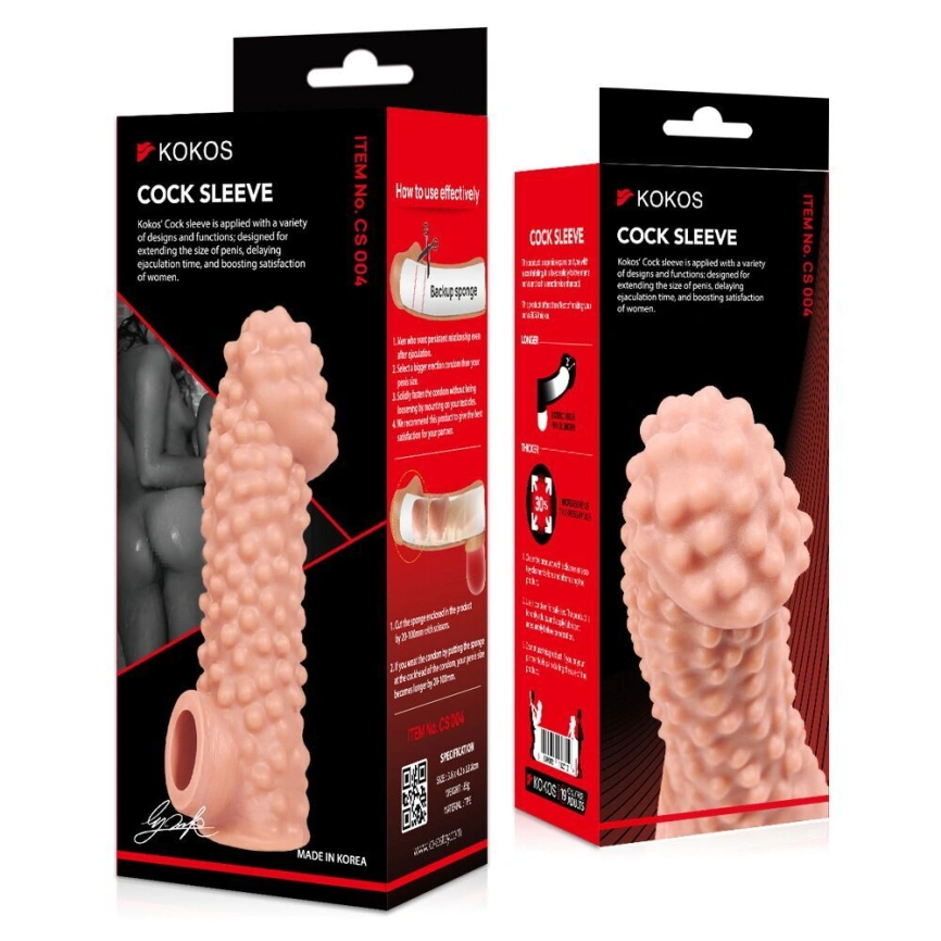 Насадка на член Kokos Cock Sleeve CS 004 S фото 4