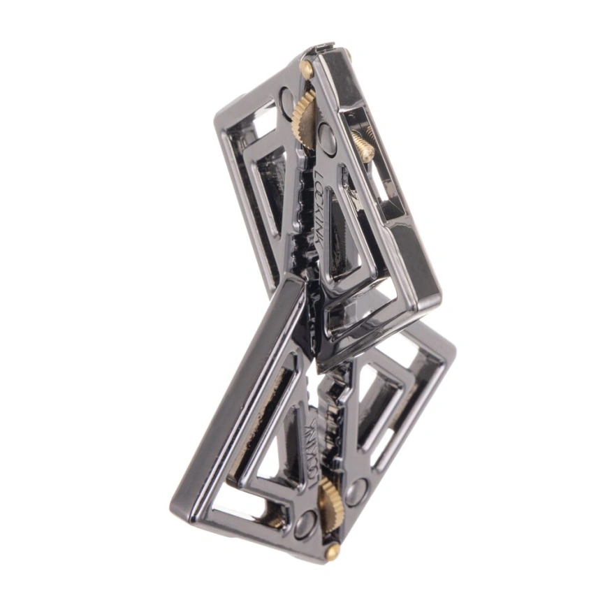 Зажимы для сосков с тяжелой подвеской LOCKINK Adjustable Nipple Clamps with Heavy Pendant, под серебро фото 5
