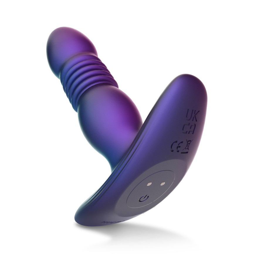 Анальна пробка з вібрацією та пульсацією Hueman - Supernova Thrusting Buttplug фото 4