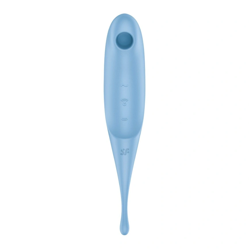 Вибратор для клитора с вакуумной стимуляцией Satisfyer Twirling Pro Blue фото 3