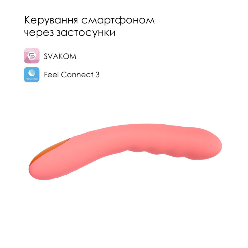 Смарт-вібратор з пульсацією Svakom Ava Neo Peach Pink, 15 режимів роботи, водонепроникний фото 13