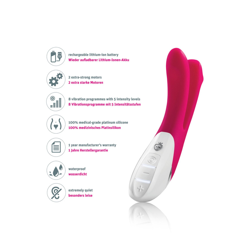Вібратор Mystim Bon Aparte Pink фото 8