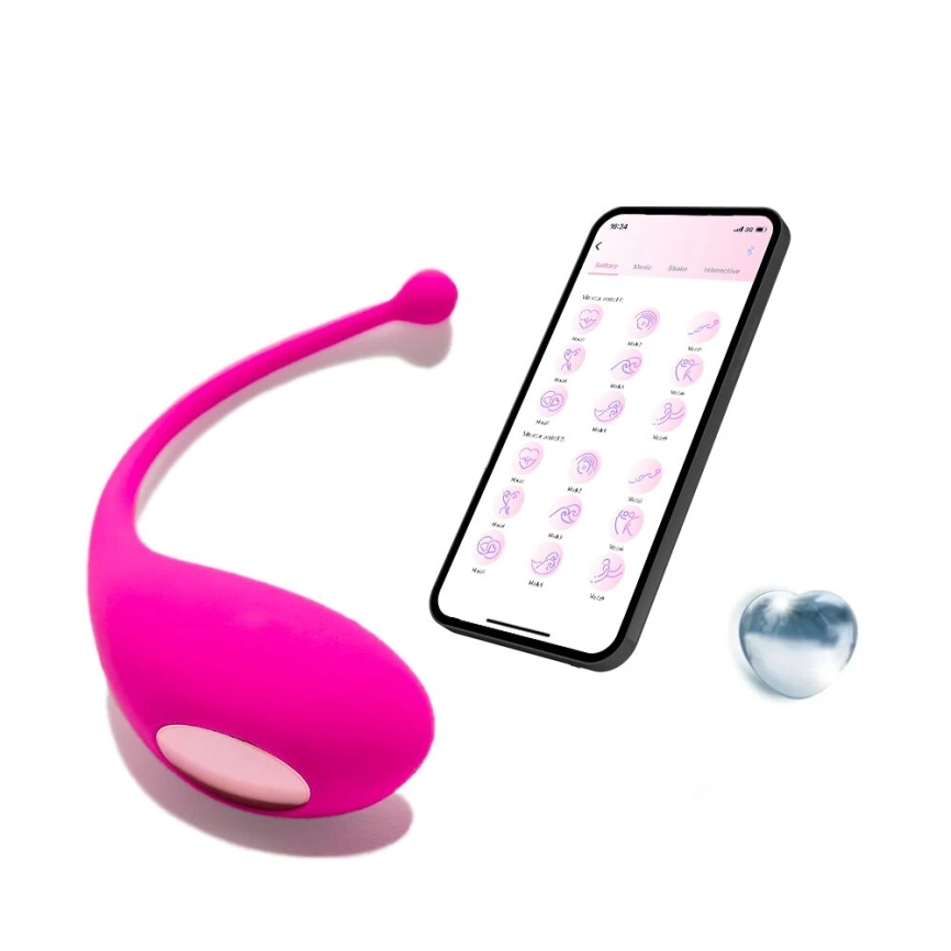 Смарт-виброяйцо Adrien Lastic Palpitation Pink с глубокой вибрацией фото 2