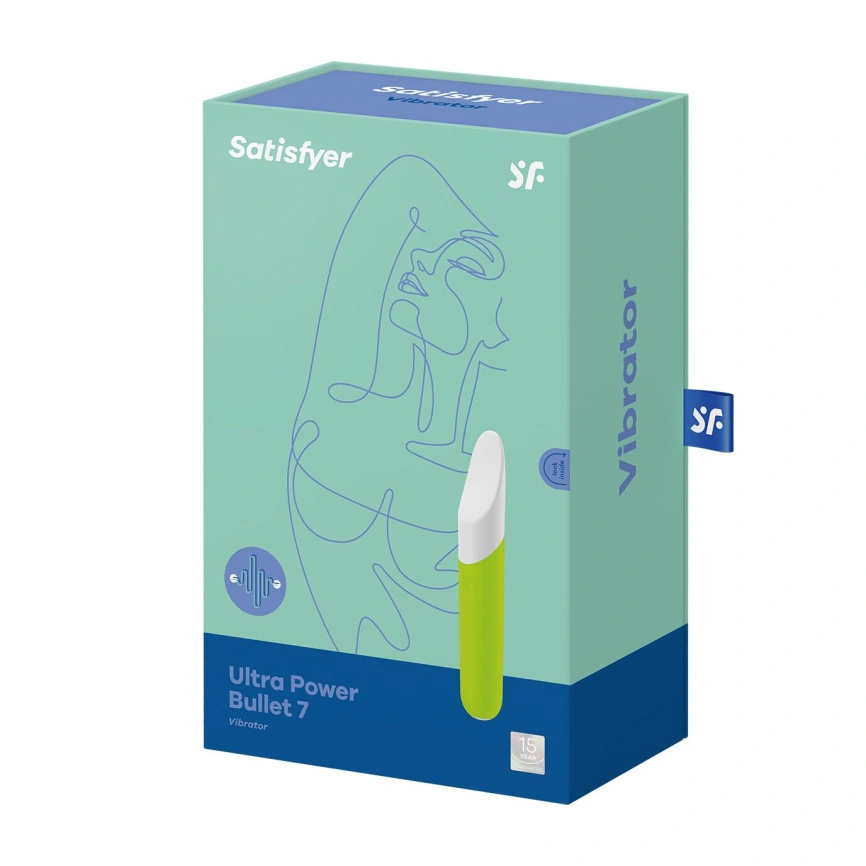 Мини-вибратор с гибким язычком Satisfyer Ultra Power Bullet 7 Green фото 7