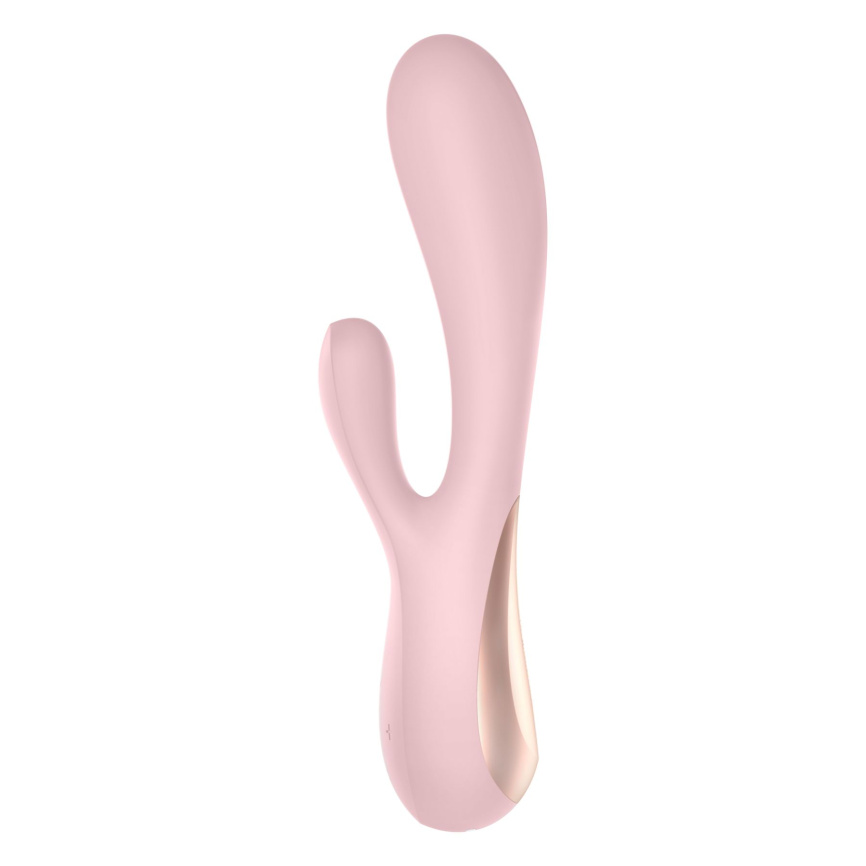 Смарт вібратор-кролик Satisfyer Mono Flex Mauve, 2 мотори, керування через інтернет фото 2