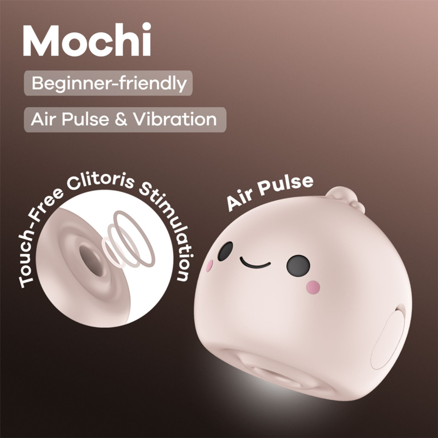 Вакуумний кліторальний стимулятор Satisfyer Mochi Beige фото 6