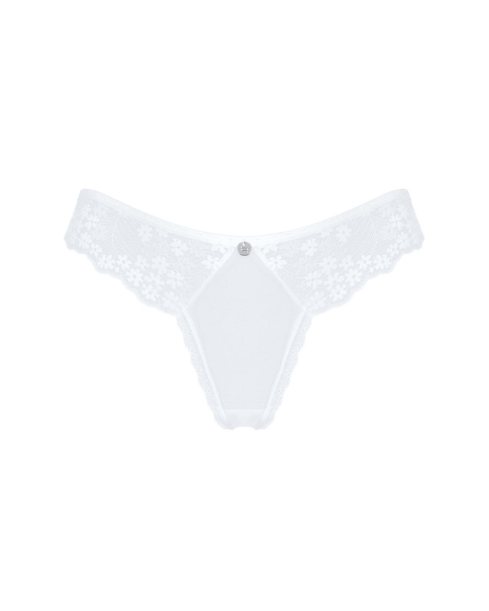 Напівпрозорі трусики Obsessive Heavenlly panties M/L, відкриті сідниці фото 5