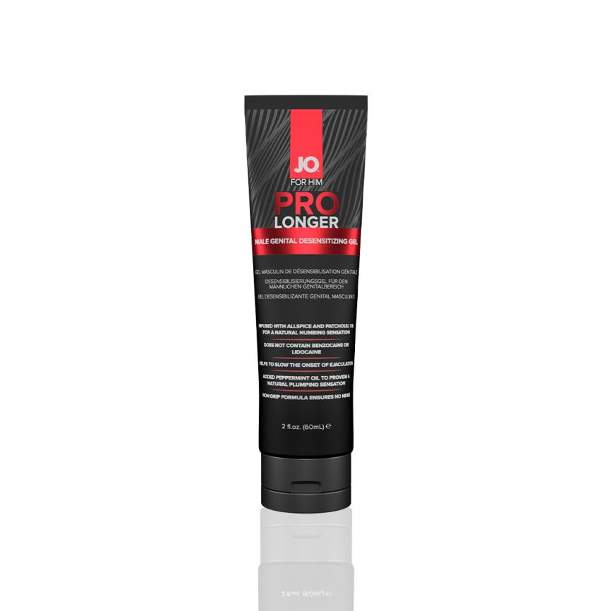 Пролонгер гель JO Prolonger Gel (60 мл) з олією перцевої м’яти, гвоздикового перцю та пачулів фото 1
