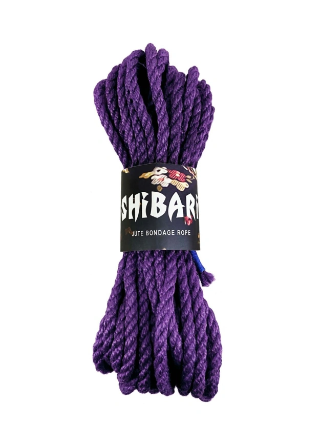 Джутовая веревка для Шибари Feral Feelings Shibari Rope, 8 м сиреневая фото 1