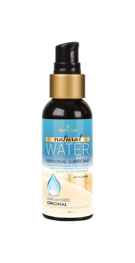Лубрикант на водній основі Sensuva Natural Water-Based (57 мл), без гліцерину та парабенів фото 2