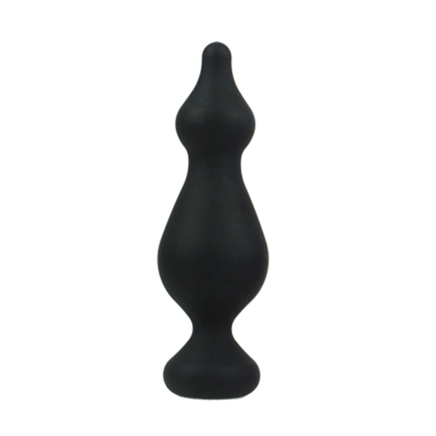 Анальная пробка Adrien Lastic Amuse Big Black (L) с двумя переходами, макс. диаметр 4,4см фото 1