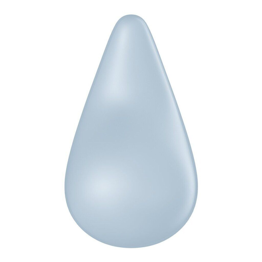 Вібратор для зовнішньої стимуляції Satisfyer Dew Drop Blue, 2 мотори, 12 режимів, м’який корпус фото 4
