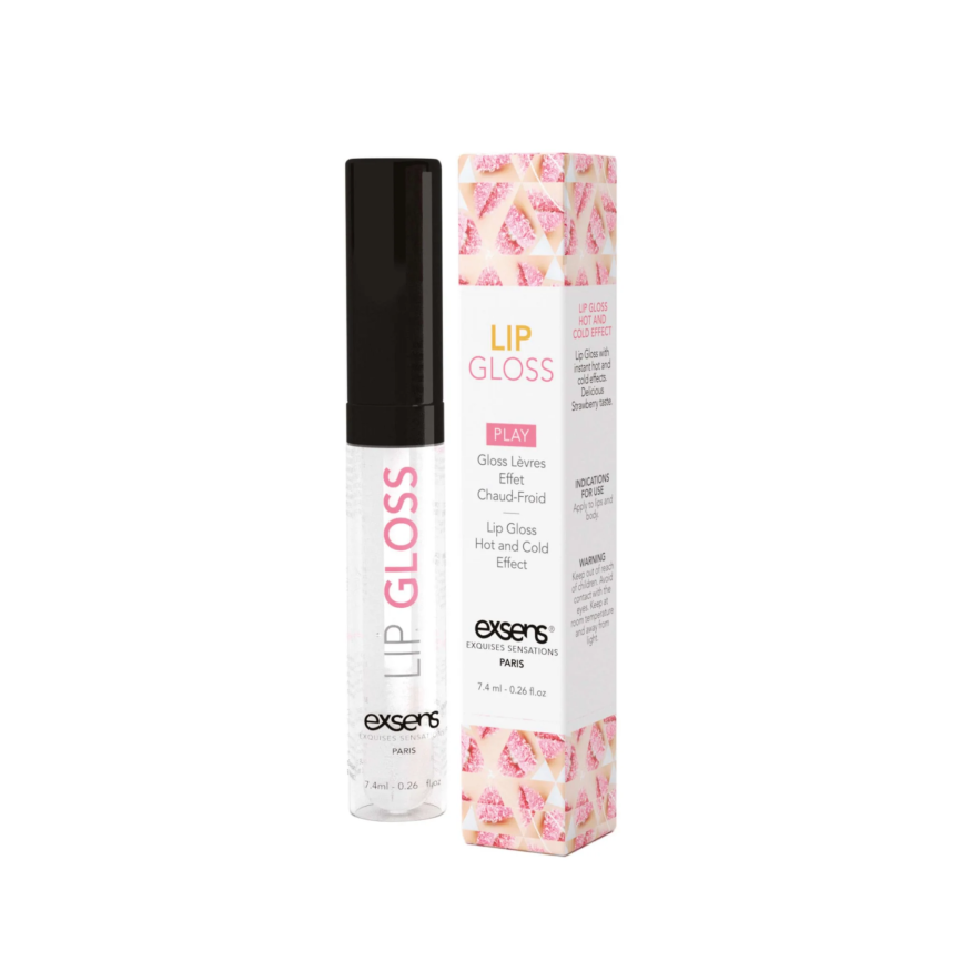 Стимулювальний блиск для губ EXSENS Lip Gloss 7,4 мл, ефект поколювання і холод-тепло фото 3