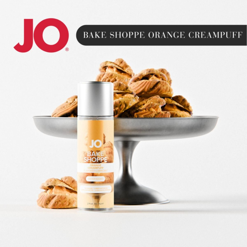 Лубрикант на водній основі JO Bake Shoppe - Orange Creampuff 60 мл, без цукру та парабенів фото 2