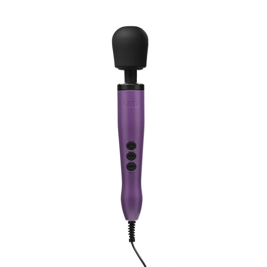 Вибромассажер DOXY Original Purple, очень мощный, питание 220В, пульсирующие вибрации фото 4