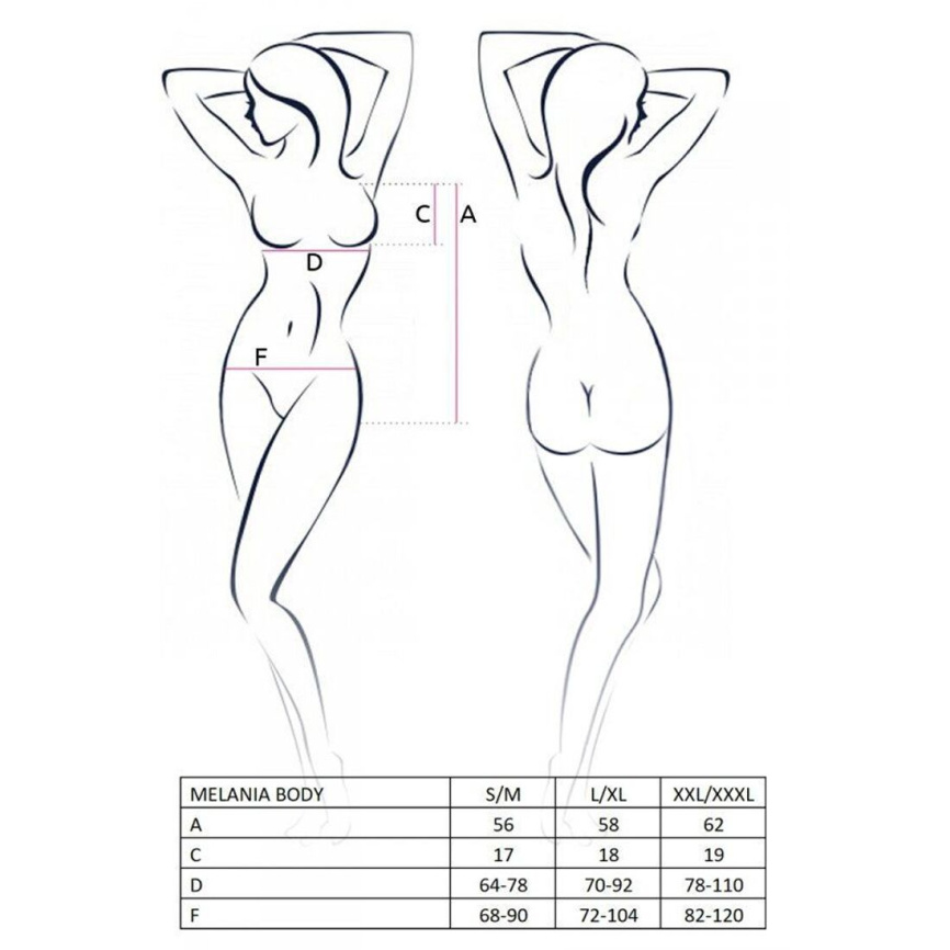 Боді Passion MELANIA BODY L/XL, black фото 5