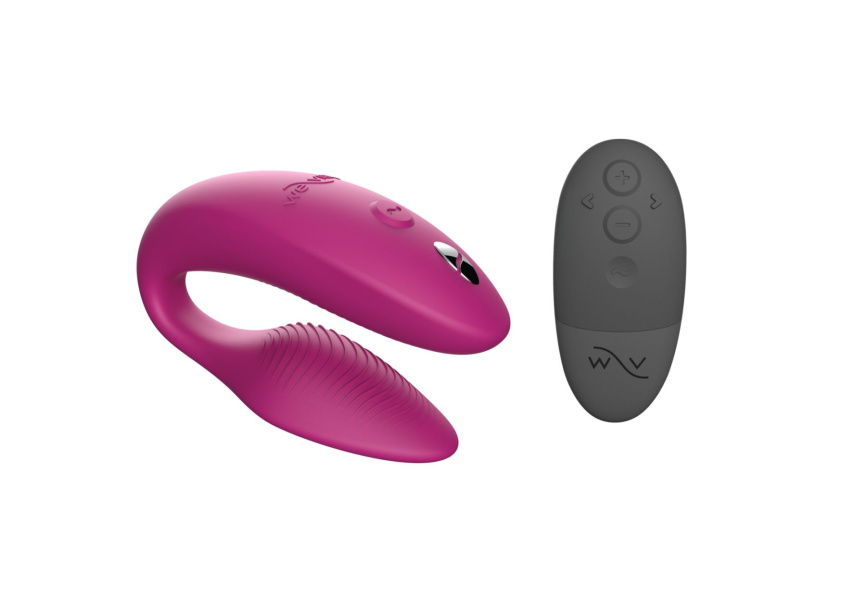 Смарт-вібратор для пар We-Vibe Sync 2 Rose, 10 віброрежимів, пульт ДК фото 2