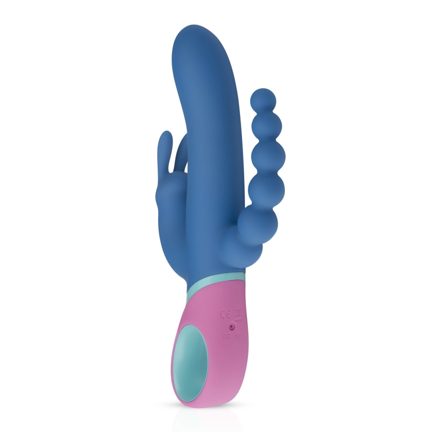 Вібратор-кролик з ротацією и анальним стимулятором PMV20 Vice - Double Vibrator фото 2