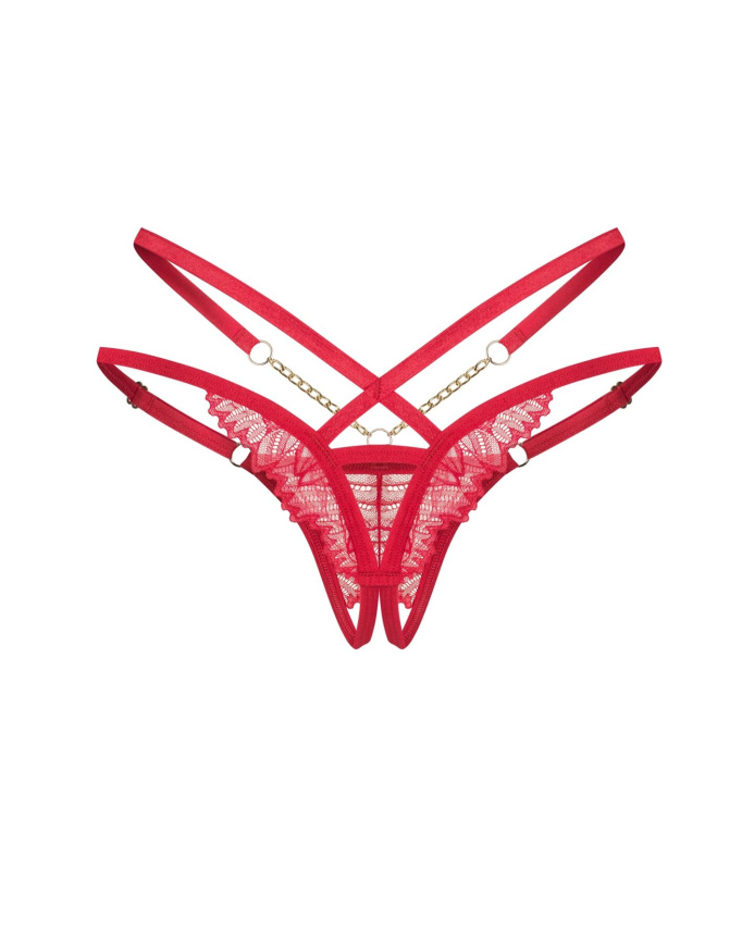 Трусики Obsessive Matildea crotchless thong S/M фото 3