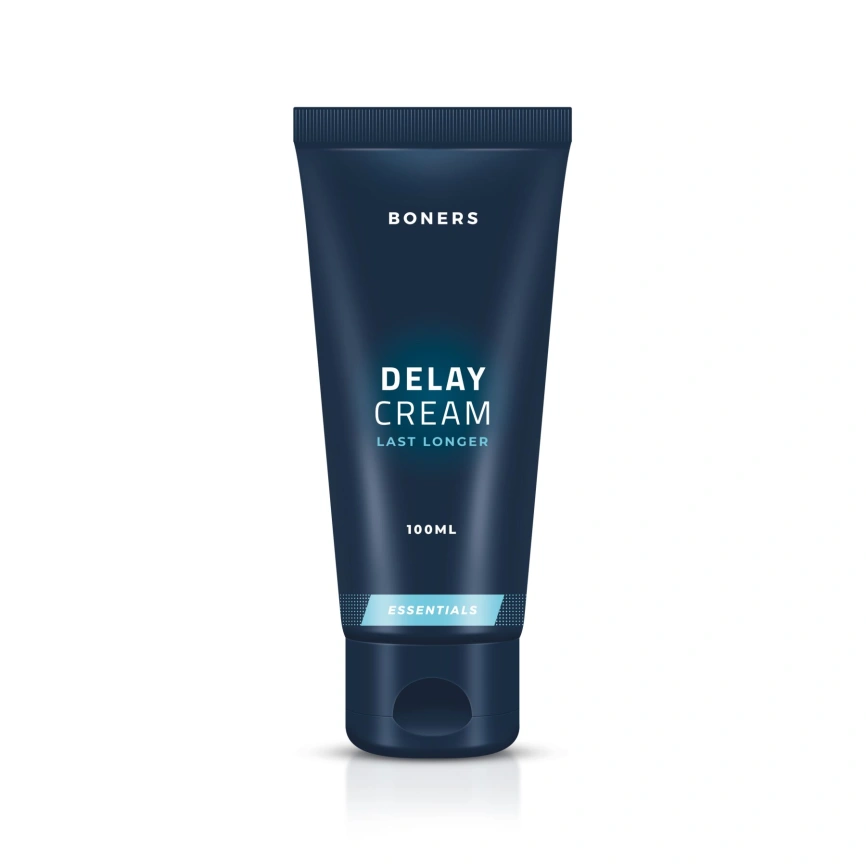 Крем-пролонгатор Boners Delay Cream 100 мл, легкий анестетик лаурет-9 + мята фото 1