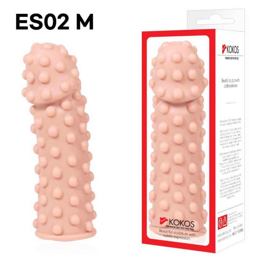 Насадка на член Kokos Extreme Sleeve ES.02 розмір M фото 4