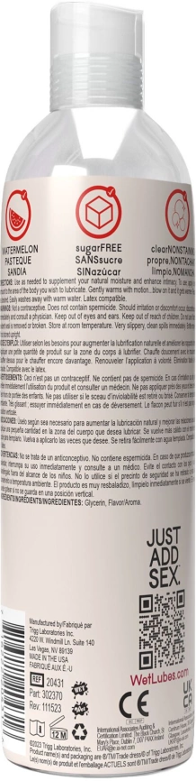Распродажа!!! Согревающий лубрикант Wet Warming Watermelon 4in1, 118 мл (срок 16.11.2026) фото 2