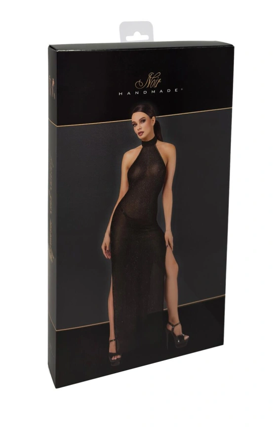 Платье Noir Handmade F372 Onyx Twin-slit Long dress S фото 8