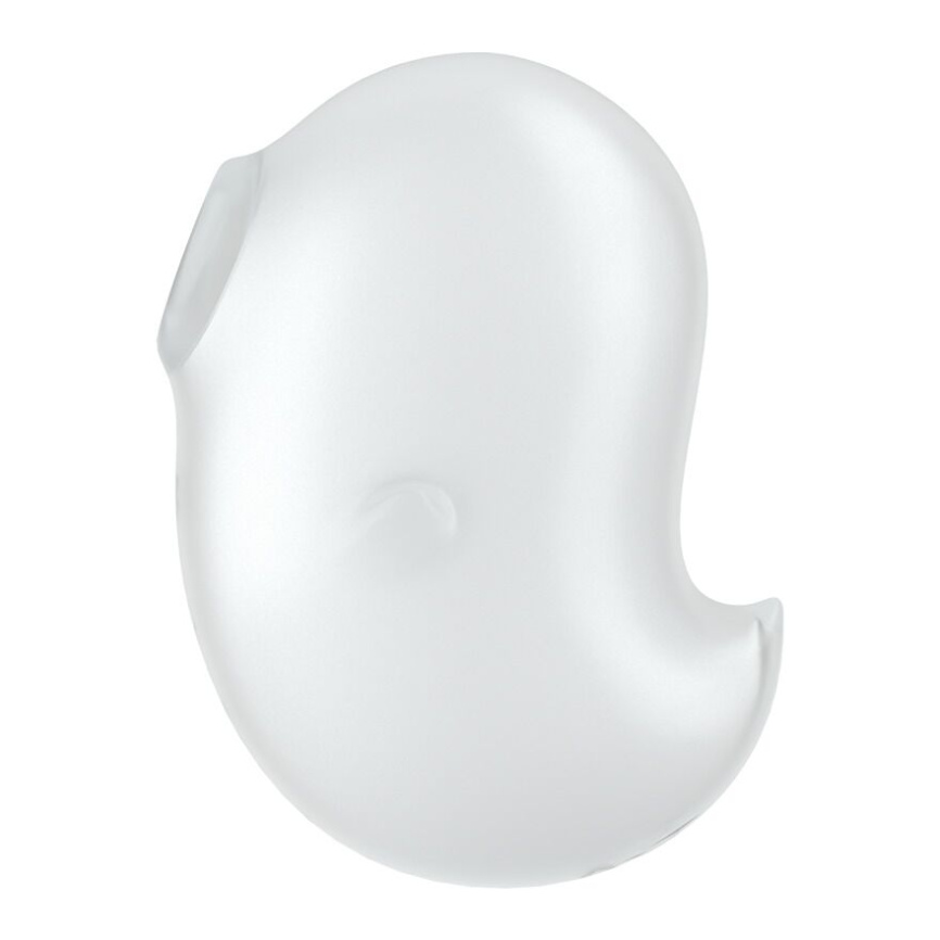 Вакуумний кліторальний стимулятор з вібрацією Satisfyer Cutie Ghost White фото 2