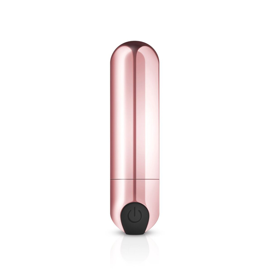 Віброкуля Rosy Gold — Nouveau Bullet Vibrator, перезаряджається фото 1