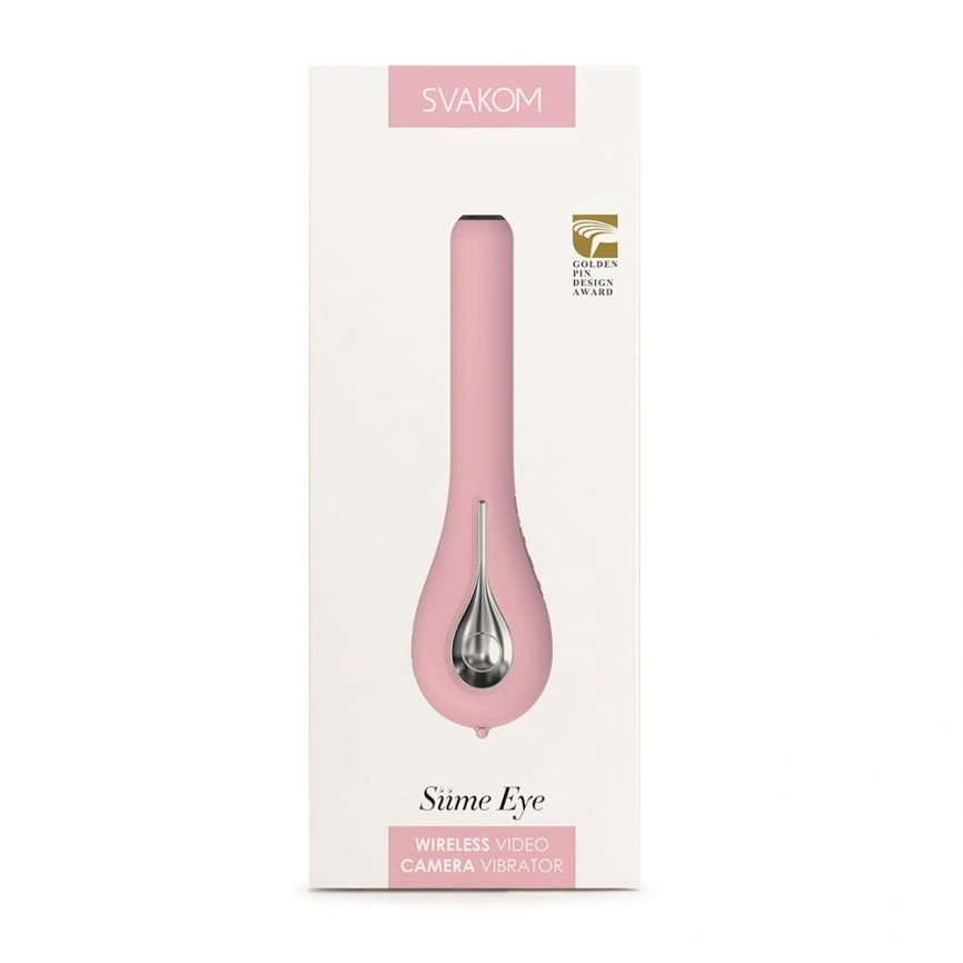 Интеллектуальный вибратор с камерой Svakom Siime Eye Pale Pink фото 8