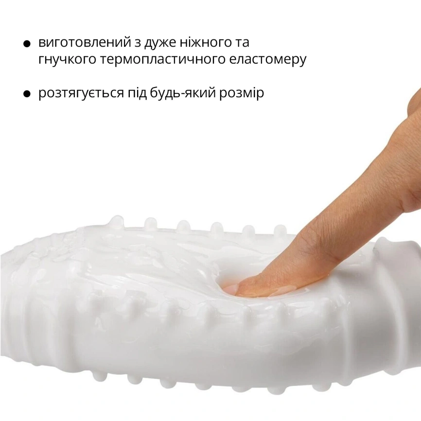 Мастурбатор Otouch DECOR 1-E, эффект всасывания, упругие зубчики фото 15