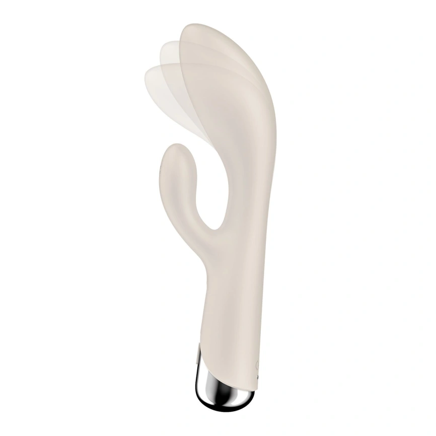 Вибратор-кролик с ротацией Satisfyer Spinning Rabbit 1 Beige, 3 мотора фото 2