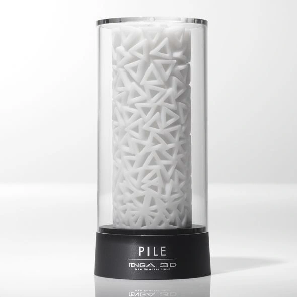 Мастурбатор Tenga 3D Pile, очень нежный, из антибактериального эластомера с серебром фото 1