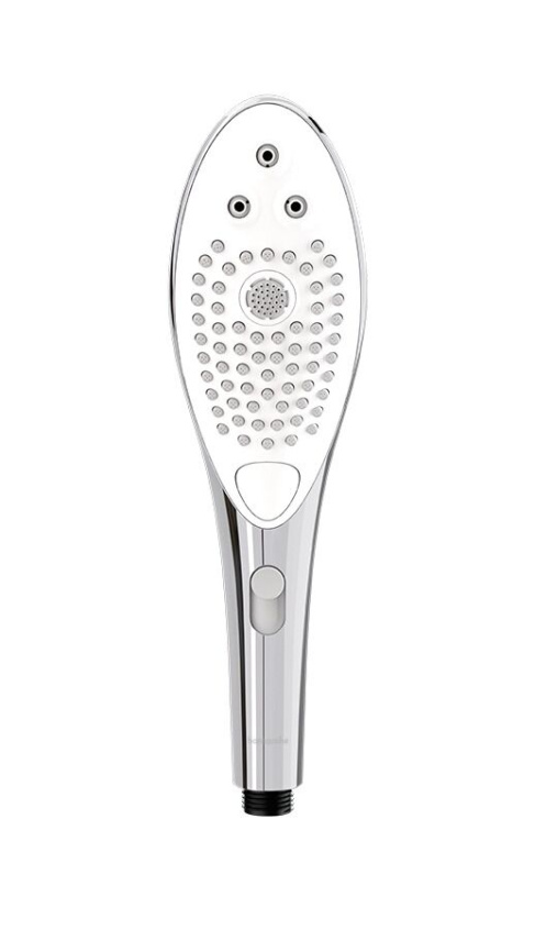 Насадка-стимулятор для душу 2в1 Womanizer Wave Chrome, масажер для інтимних зон фото 2