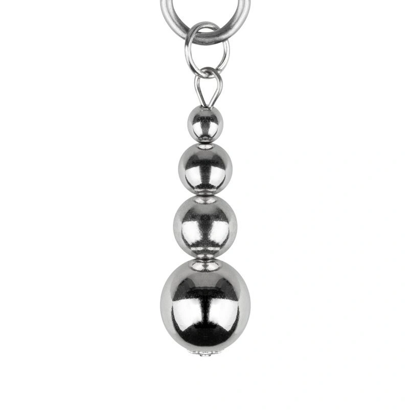 Зажимы для сосков Bedroom Fantasies: Nipple Clamps with Beaded Chain - Silver фото 6