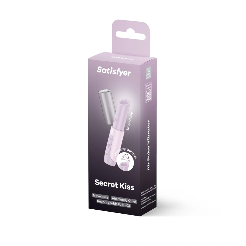 Вакуумный стимулятор Satisfyer Secret Kiss, магнитная технология 3D Air Pulse, 30 режимов, крышечка фото 6