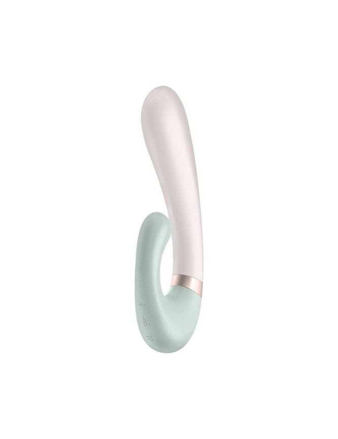 Смарт вібратор-кролик із підігрівом Satisfyer Heat Wave Mint фото 1