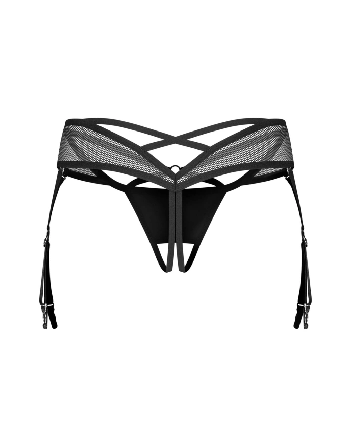 Трусики Obsessive Dominna crotchless thong 2XL/3XL фото 4