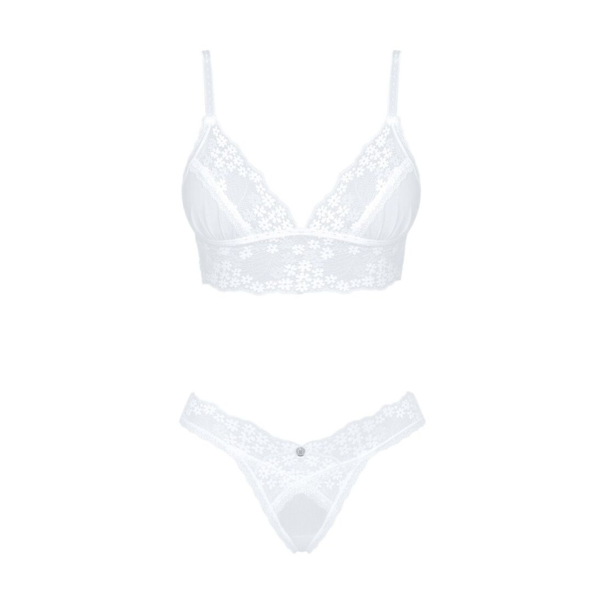 Еротичний комплект Obsessive Heavenlly 2-pcs set XL/2XL, бюстгальтер і танга фото 8