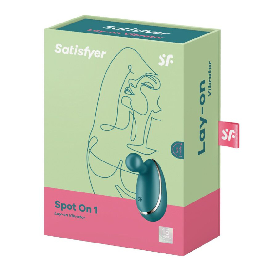 Вібратор для зовнішньої стимуляції Satisfyer Spot On 1 Green, гнучкий відросток фото 5