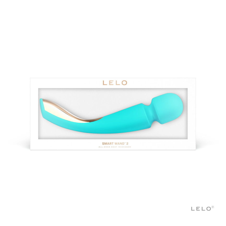 Вібромасажер LELO Smart Wand 2 Medium Ocean Blue фото 3