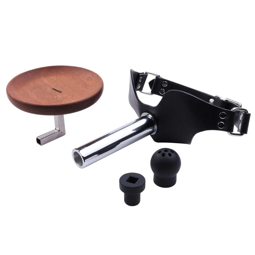 Набор для доминирования LOCKINK SEVANDA Objectification Human Furniture Set, маска и 4 насадки фото 7