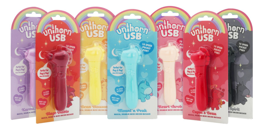 Вібратор-єдиноріжка Unihorn USB Bullet – Mount'n Peak, віброкуля, USB-зарядка, 10 режимів фото 9