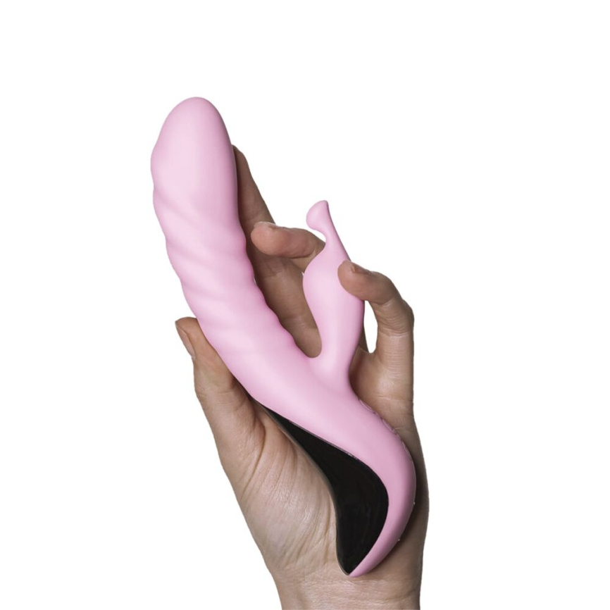 Вібратор Adrien Lastic Mini Trigger з масажними рухами стовбура фото 4