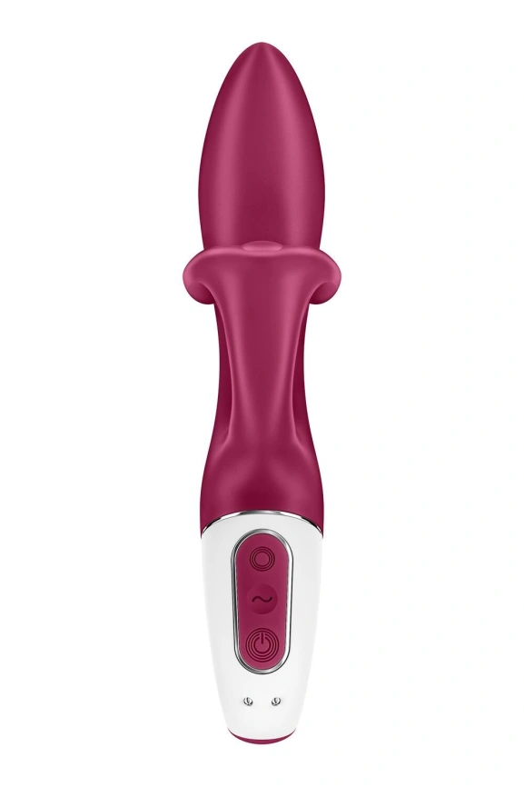 Вибратор кролик с тройным отростком Satisfyer Embrace me Berry, 2 мотора, диаметр 3,6 см фото 5