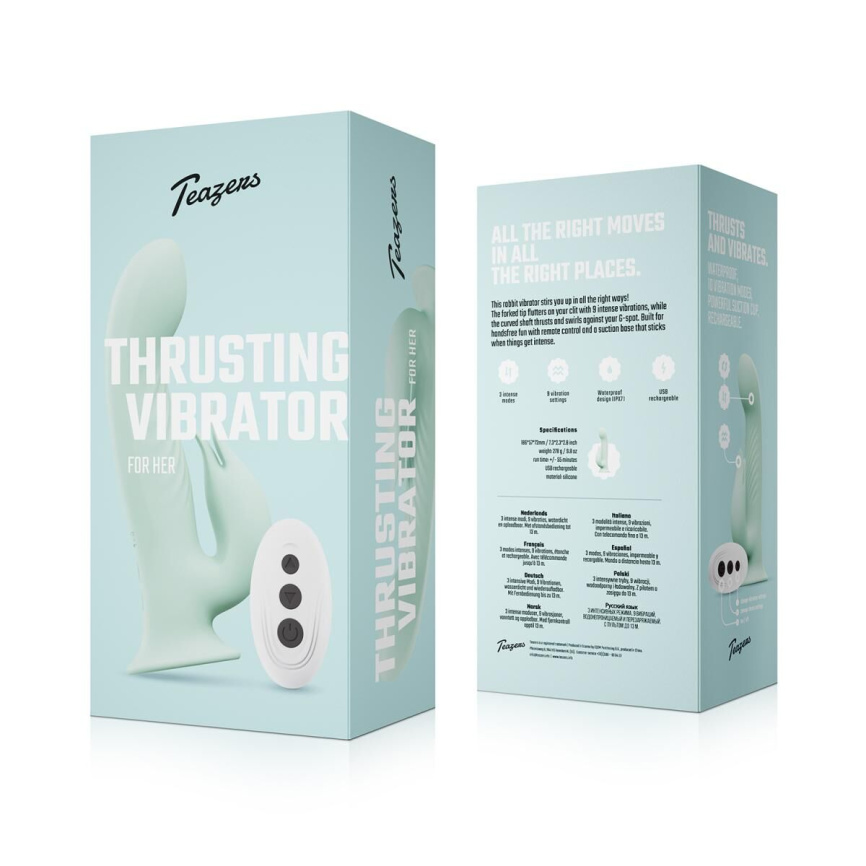 Вібратор-кролик Teazers Thrusting Vibrator фото 5
