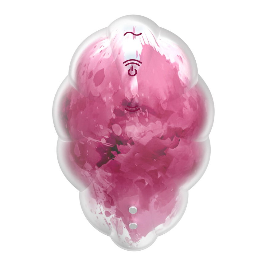 Вакуумний стимулятор з вібрацією Satisfyer Cloud Dancer Red фото 5