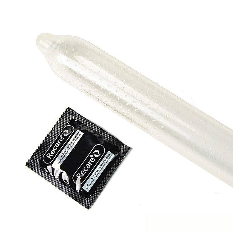 Презервативи Holographic Recare Ice Cream Big Dotted Condoms 12 шт, з пухирцями, аромат: морозиво фото 3