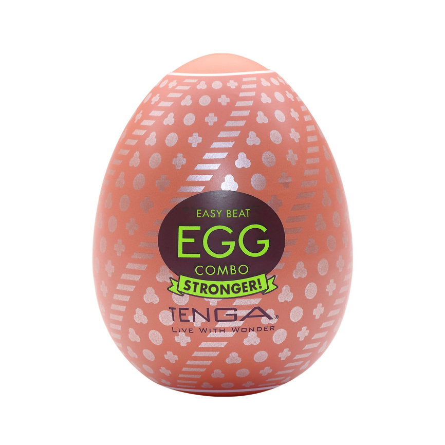 Мастурбатор-яйце Tenga Egg Combo, щільний TPE, пробник лубриканту 5 мл фото 1