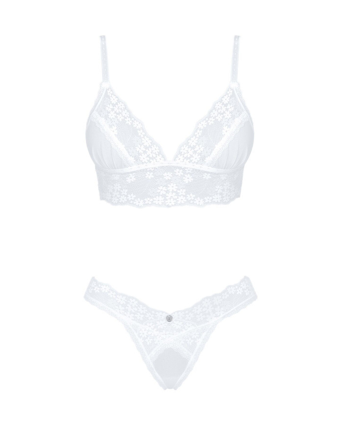 Еротичний комплект Obsessive Heavenlly 2-pcs set XS/S, бюстгальтер і танга фото 3